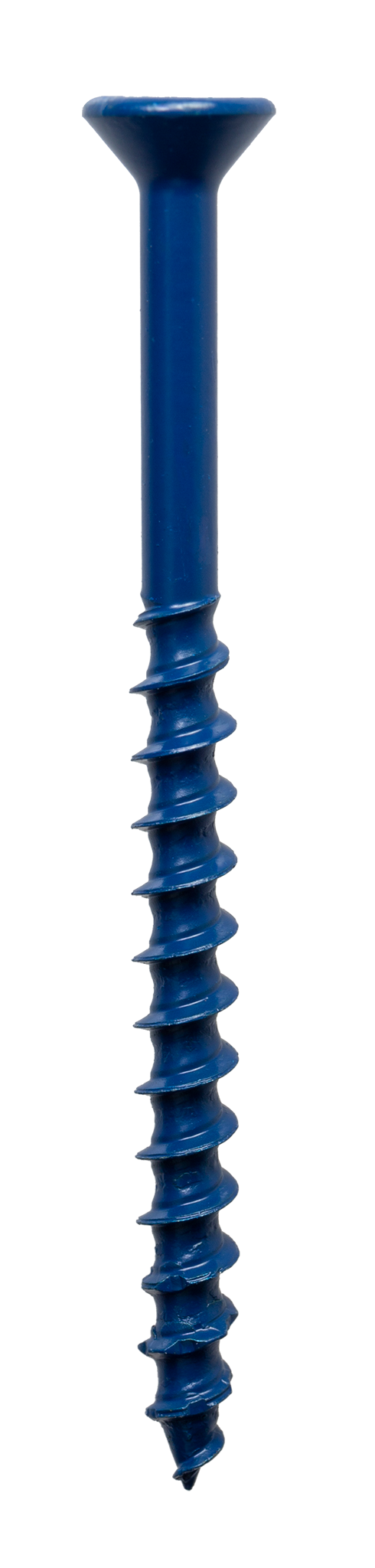 Simpson TNT18234TF Titen Turbo — 3/16 in. x 2-3/4 in. 6-Lobe Flat-Head Concrete and Masonry Screw, Blue 100-Qty