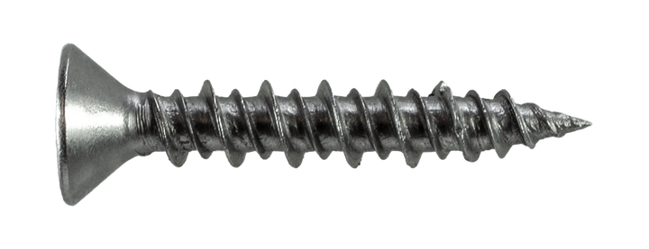 Simpson T08J100FXM Marine Screw, Flat Head — #8 x 1 in. #2 Phillips Drive, Type 316 1000-Qty