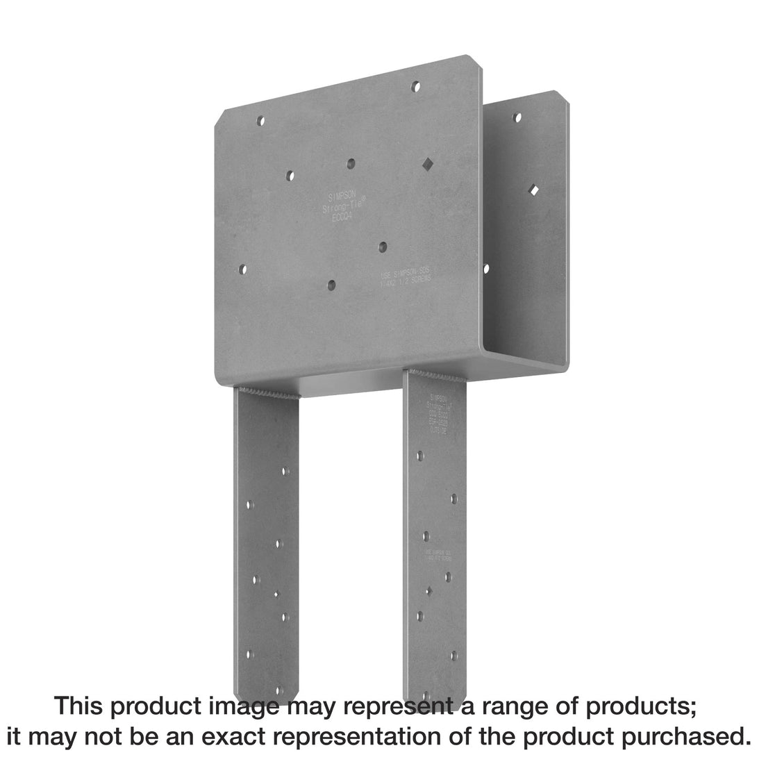 Simpson ECCQ46SDS2.5 ECCQ End Column Cap for 4x Beam, 6x Post, with Strong-Drive SDS Screws