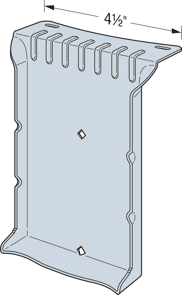 Simpson F46Z F ZMAX Galvanized Panelized Construction Hanger for 4x6