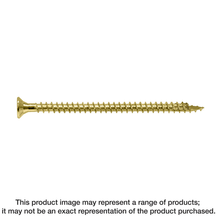 Simpson SDCF22700-R50 Strong-Drive SDCF TIMBER-CF Screw — 0.315 in. x 7 in. T40, Yellow Zinc 50-Qty