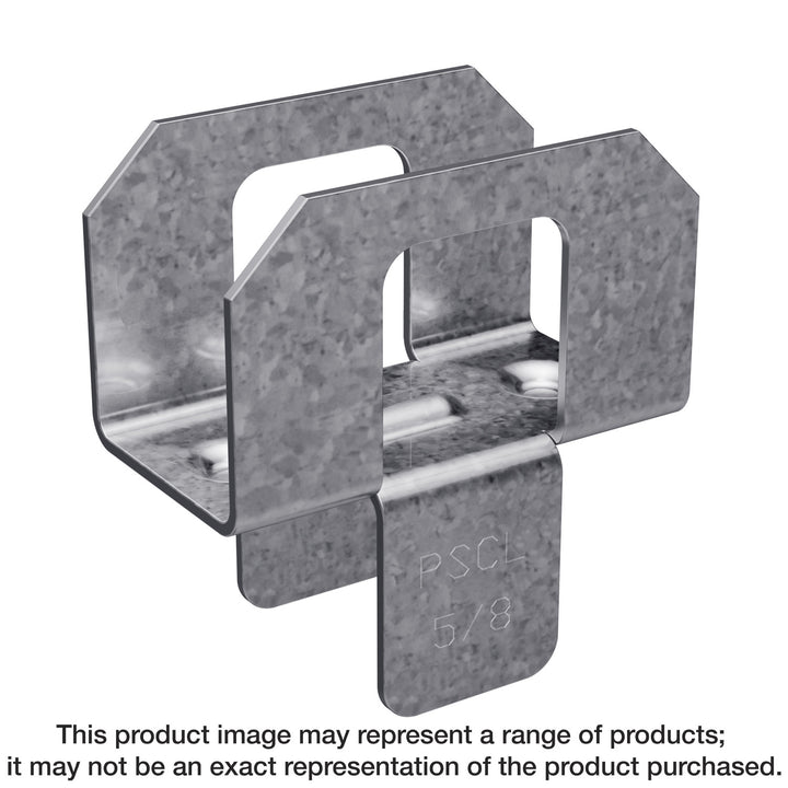 Simpson PSCL 1/2 PSCL 20-Gauge Panel Sheathing Clip for 1/2-in. Plywood 250-Qty