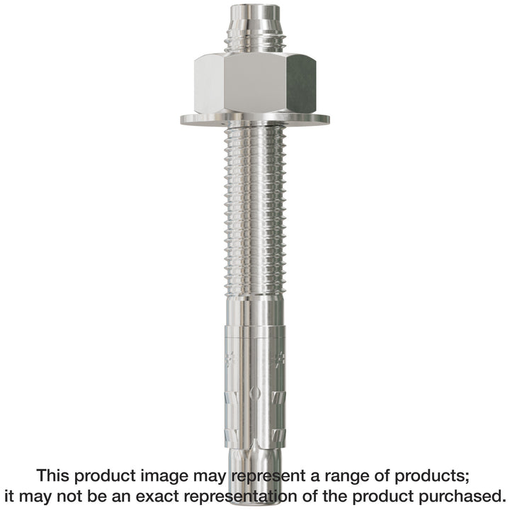 Simpson STB2-625004SS Strong-Bolt 2 — 5/8 in. x 5 in. Type 304 Stainless-Steel Wedge Anchor 20-Qty