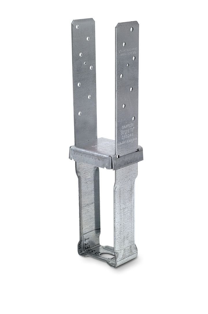 Simpson CBSQ44-SDS2 CBSQ Galvanized Standoff Column Base for 4x4 with SDS Screws