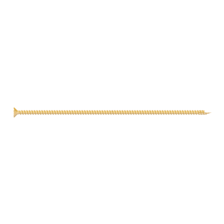 Simpson SDCF221134 Strong-Drive SDCF TIMBER-CF Screw — 0.315 in. x 11-3/4 in. T40, Yellow Zinc 250-Qty