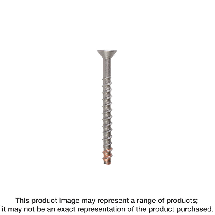 Simpson THD37400CS6SS Titen HD 3/8 in. x 4 in. Type 316 SS Countersunk Head Heavy-Duty Screw Anchor 25-Qty