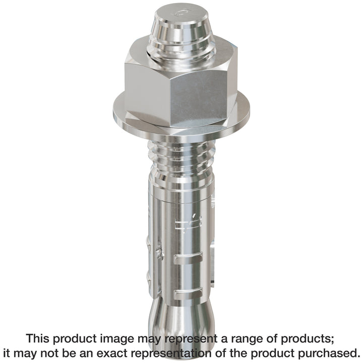 Simpson STB2-502344SSR25 Strong-Bolt 2 — 1/2 in. x 2-3/4 in. Type 304 Stainless-Steel Wedge Anchor 25-Qty