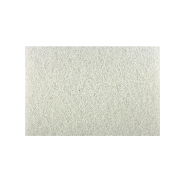 Diablo DCP120WHTM01G 12" x 18" Non-Woven White Buffer Pad
