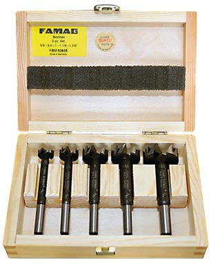 ALFA Tools FBM63605 5PC .5/8-1 3/8 CARBIDE BORMAX FRST.SET 1/pack