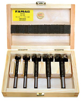 ALFA Tools FBM64030 5PC . BORMAX FORSTNER BIT SET 1/pack