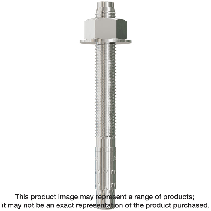 Simpson STB2-626004SS Strong-Bolt 2 — 5/8 in. x 6 in. Type 304 Stainless-Steel Wedge Anchor 20-Qty