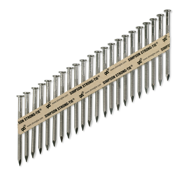 Simpson T9A150MCN Strong-Drive 33° SCNR RING-SHANK CONNECTOR Nail — 1-1/2 in. x .148 in. Type 316 1500-Qty