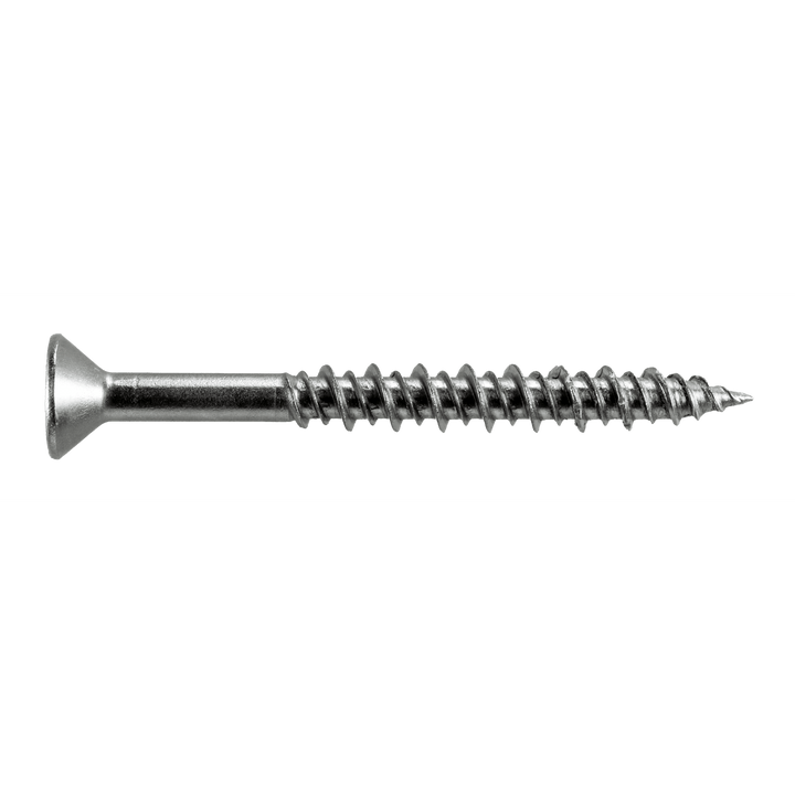 Simpson T10J200FXM Marine Screw, Flat Head — #10 x 2 in. #2 Phillips Drive, Type 316 1000-Qty