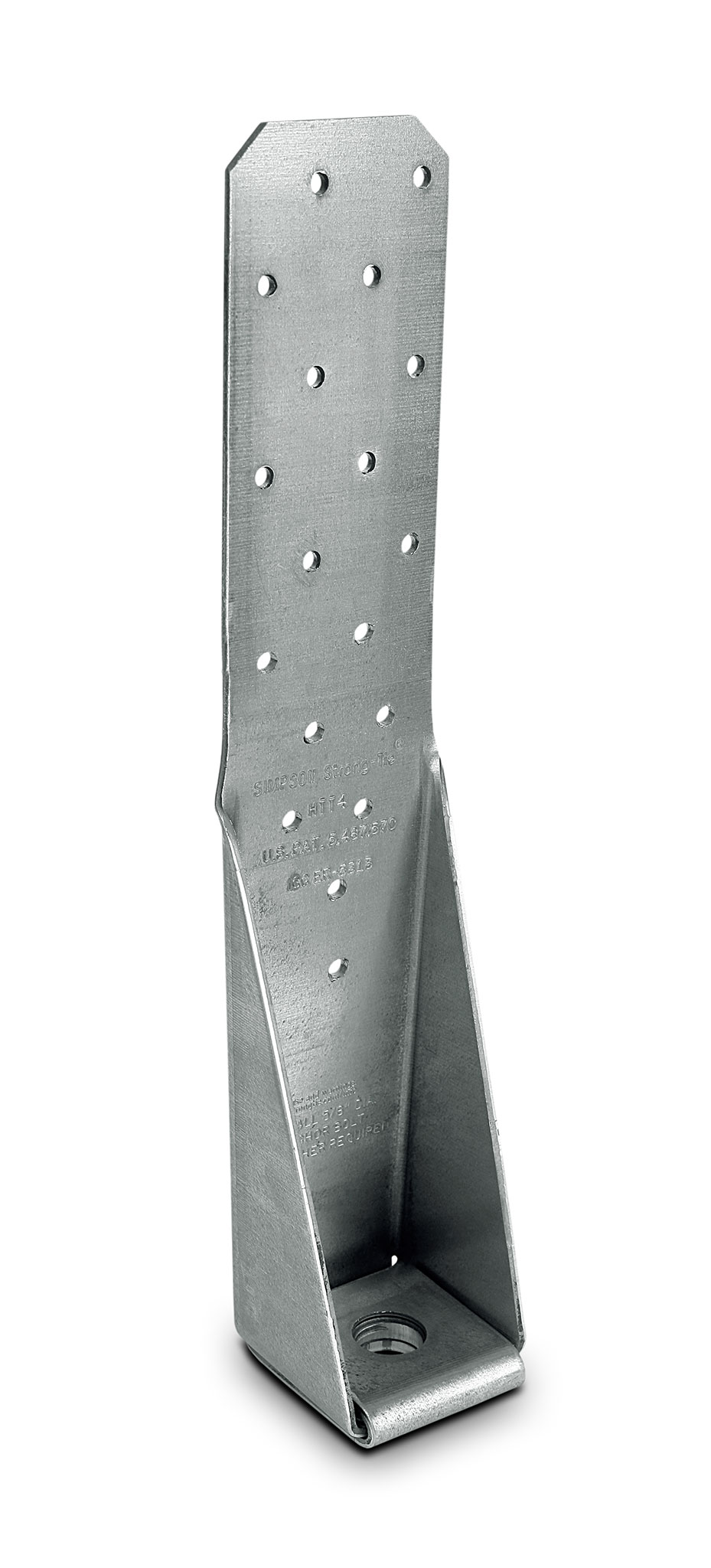 Simpson HTT4 HTT 12-3/8 in. 11-Gauge Galvanized Heavy Tension Tie