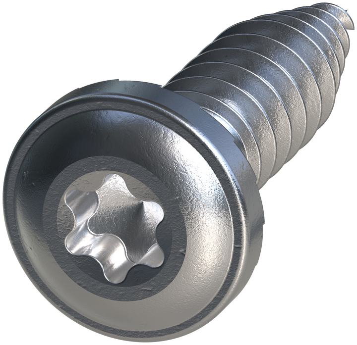 Simpson FPH34B1018-5K FPH Flat Pan-Head Screw — #10 x 3/4 in. T20, Clear Zinc 5000-Qty