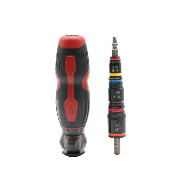 C-RHEX 7-in-1 Flip Bit T25 (Star)  Socket Set with Premium Grip Handle by Malco (HMTT25A)