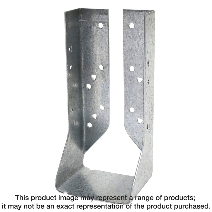 Simpson HUC28-2Z HUC ZMAX Galvanized Face-Mount Concealed-Flange Joist Hanger for Double 2x8