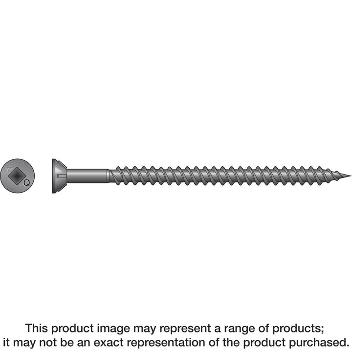 Simpson WSTD212S WSTD Roofing Tile Screw Collated — #8 x 2-1/2 in. #3 Square, Flat Head 1500-Qty