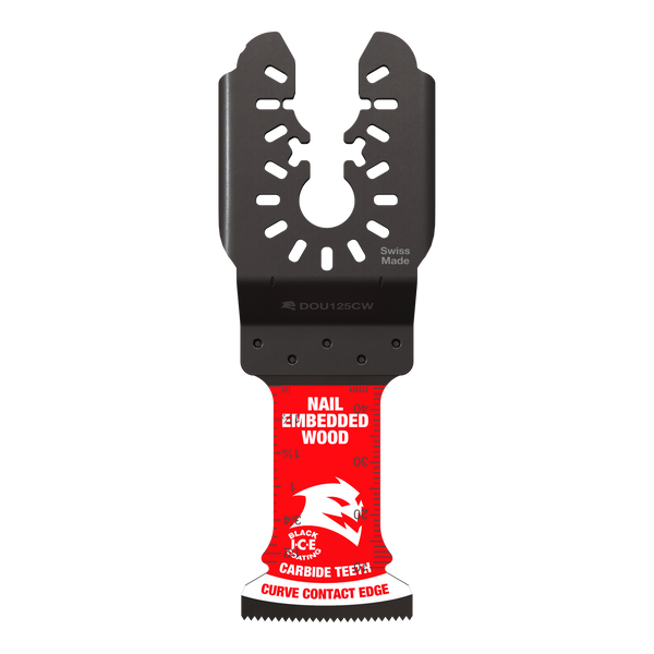 Diablo DOU125CW3 1-1/4" AMPED™ Demo Demon™ Carbide Teeth Oscillating Blades for Nail-Embedded Wood (3-Pack)