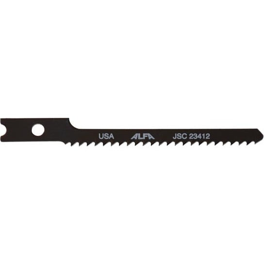 ALFA Tools JSC23412 2-3/4 x 1/4 x .035 12TPI HIGH CARBON STEEL JIG SAW BLADE 50/pack