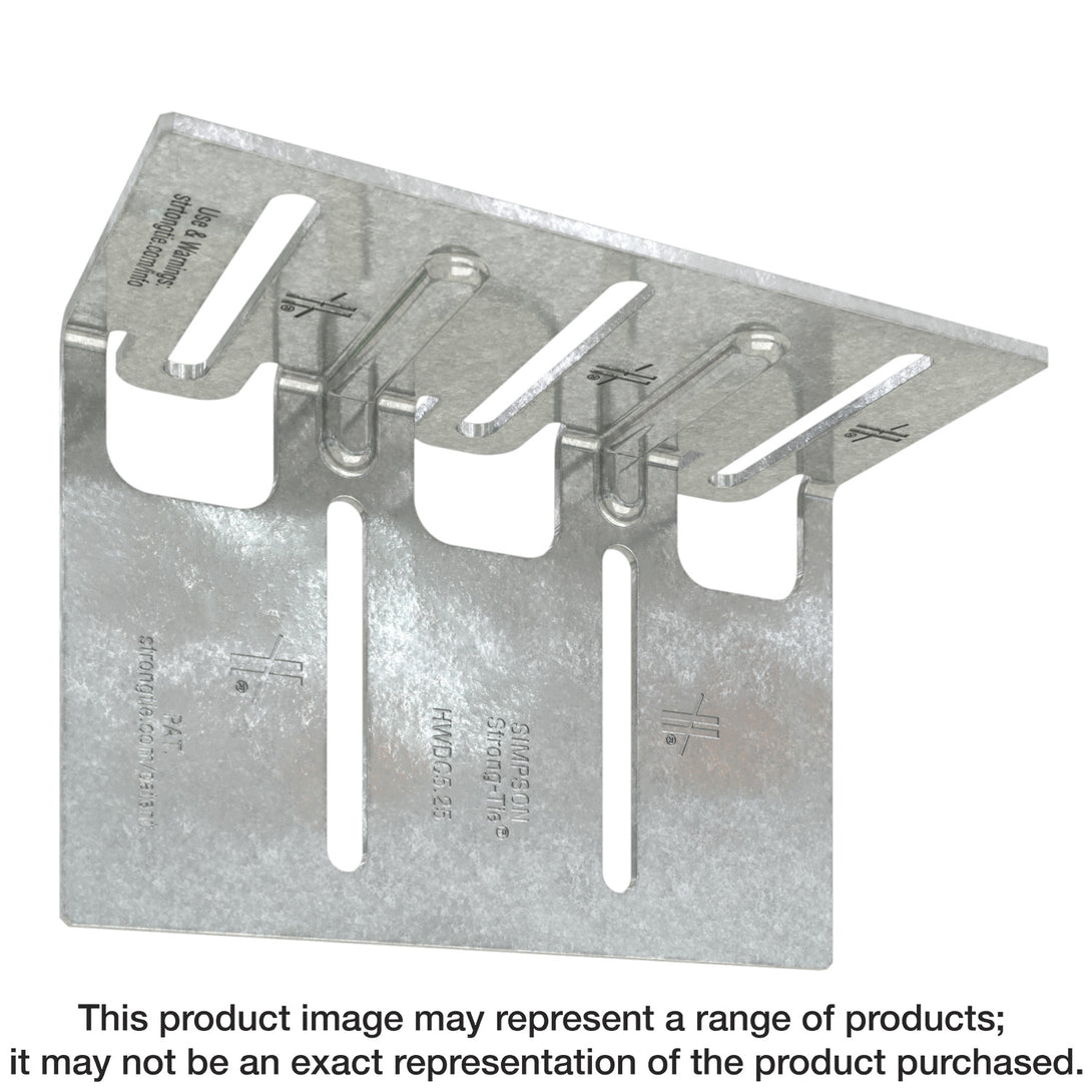 Simpson HWDC5.25-KT25 HWDC 5-1/4 in. Head-of-Wall Drift-Clip Connector 25-Qty