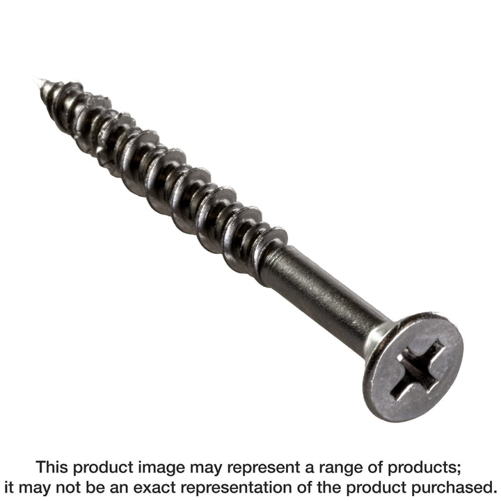 Simpson T10J200FXC Marine Screw, Flat Head — #10 x 2 in. #2 Phillips Drive, Type 316 100-Qty