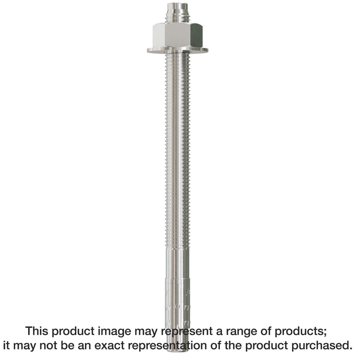 Simpson STB2-628124SS Strong-Bolt 2 — 5/8 in. x 8-1/2 in. Type 304 Stainless-Steel Wedge Anchor 20-Qty