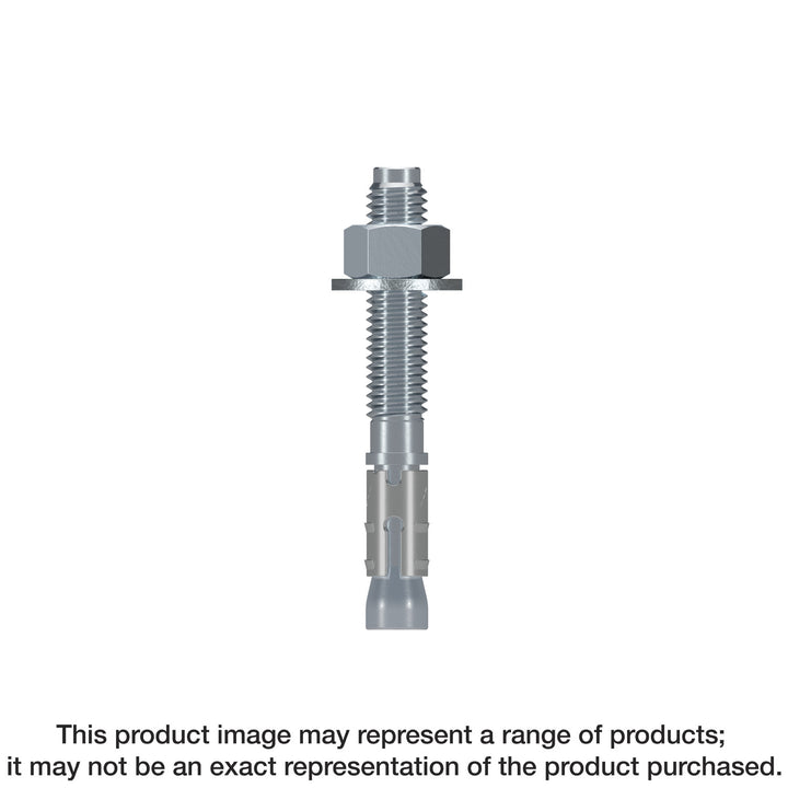 Simpson STB2-501200R10 Strong-Bolt 2 — 1/2 in. x 12 in. Wedge Anchor 10-Qty