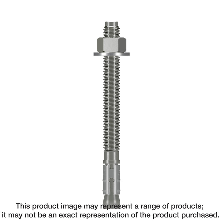 Simpson STB2-505126SS Strong-Bolt 2 — 1/2 in. x 5-1/2 in. Type 316 Stainless-Steel Wedge Anchor 25-Qty