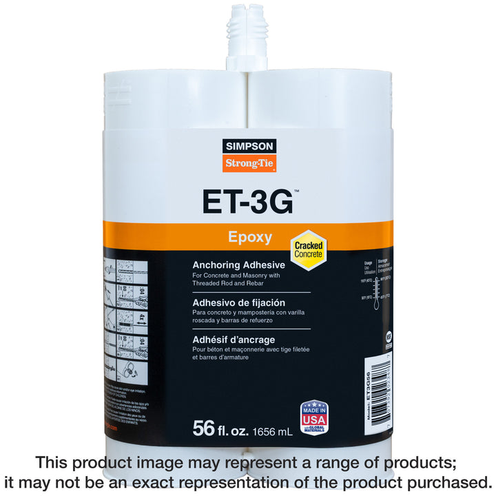 Simpson ET3G56 ET-3G 56-oz. Epoxy Adhesive Cartridge