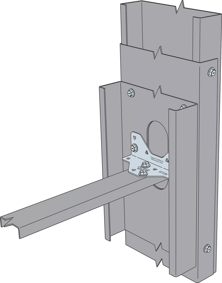 Simpson SFC4.25-R175 SFC 1-1/2 in. x 1-3/4 in. x 4-1/4 in. Steel Framing Connector 175-Qty