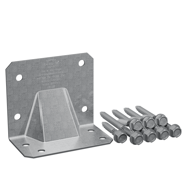 Simpson HGA10KT HGA Galvanized Hurricane Gusset Angle with SDS Screws 10-Qty