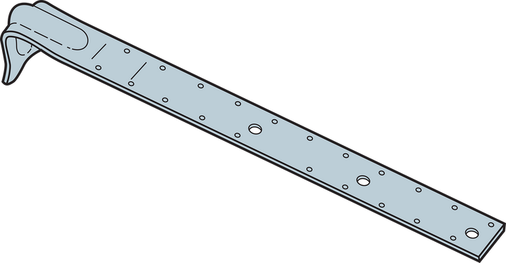 Simpson PA23 PA 23-3/4 in. 12-Gauge Galvanized Purlin Anchor