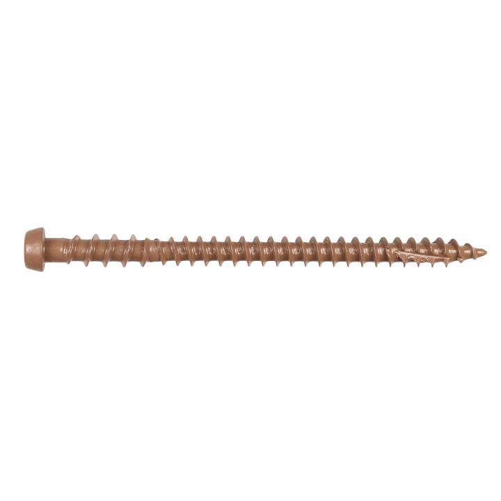 Simpson DCU234TN03R350 Deck-Drive DCU COMPOSITE Screw — #10 x 2-3/4 in. T20, Quik Guard, Tan 03 350-Qty