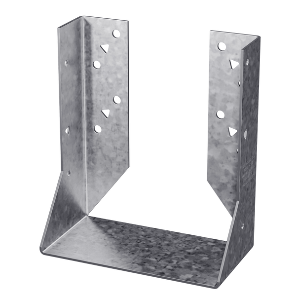 Simpson HUC26-3 HUC Galvanized Face-Mount Concealed-Flange Joist Hanger for Triple 2x6