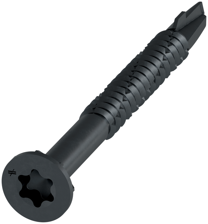 Simpson TBP1260S Strong-Drive TB WOOD-TO-STEEL Screw Collated — #12 x 2-3/8 in. Black Phos. 1000-Qty