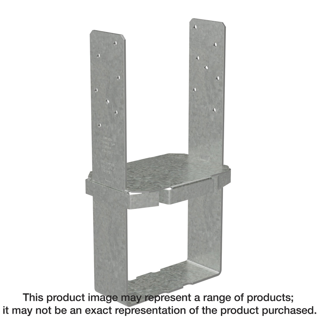 Simpson CBSQ88-SDS2HDG CBSQ Hot-Dip Galvanized Standoff Column Base for 8x8 with SDS Screws