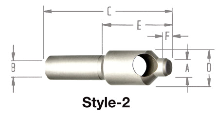 ALFA Tools CD98726 1/2X1/2X1/2 USA COUNTERSINK & DEBURRING TOOL 1/pack