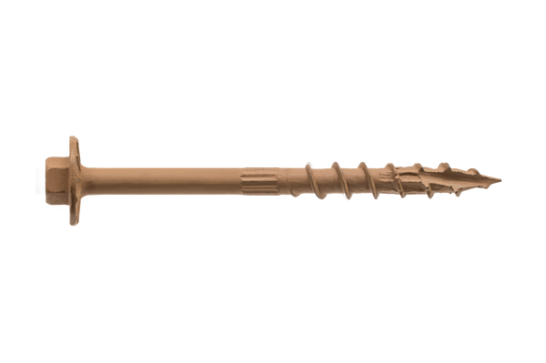 Simpson SDWH19300DBMB Strong-Drive SDWH TIMBER-HEX Screw — 0.195 in. x 3 in. 5/16 Hex, DB Coating 250-Qty