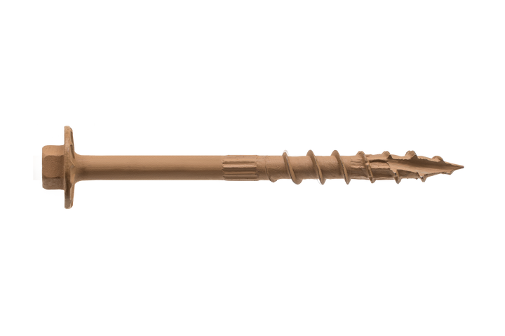 Simpson SDWH19300DBMB Strong-Drive SDWH TIMBER-HEX Screw — 0.195 in. x 3 in. 5/16 Hex, DB Coating 250-Qty