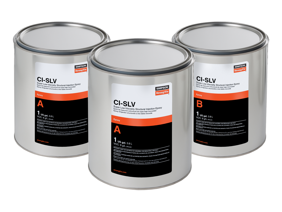 Simpson CISLV3KT CI-SLV Super-Low-Viscosity Structural Injection Epoxy 3-gal. Kit