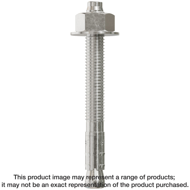 Simpson STB2-504346SS Strong-Bolt 2 — 1/2 in. x 4-3/4 in. Type 316 Stainless-Steel Wedge Anchor 25-Qty