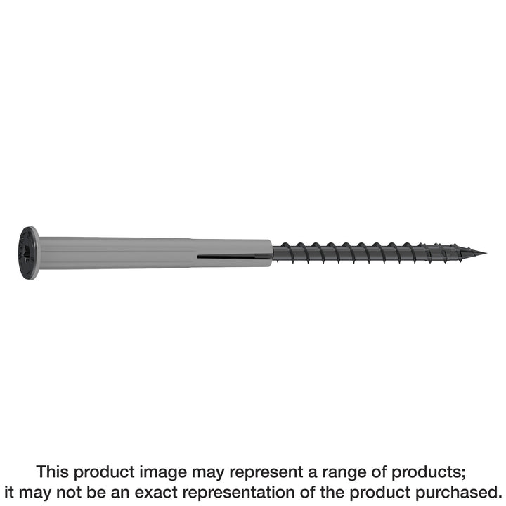 Simpson SDPW19600MB Strong-Drive SDPW DEFLECTOR Screw — 0.195 in. x 6 in. T40, 6-Lobe, E-coat 400-Qty