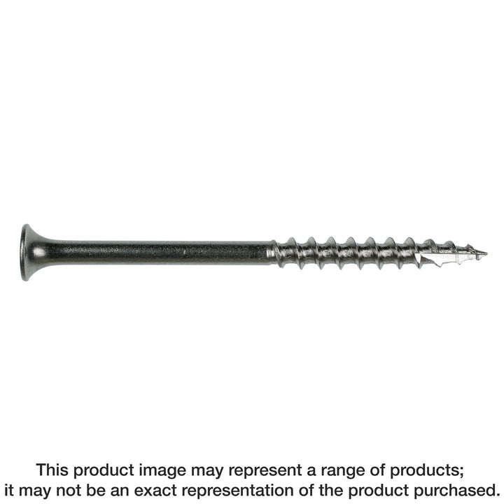 Simpson S08250DBB Bugle-Head Wood Screw, Square Drive — #8 x 2-1/2 in. #2 Square, Type 305 2000-Qty