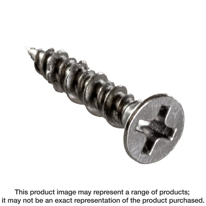 Simpson T06J075FXC Marine Screw, Flat Head — #6 x 3/4 in. #2 Phillips Drive, Type 316 100-Qty