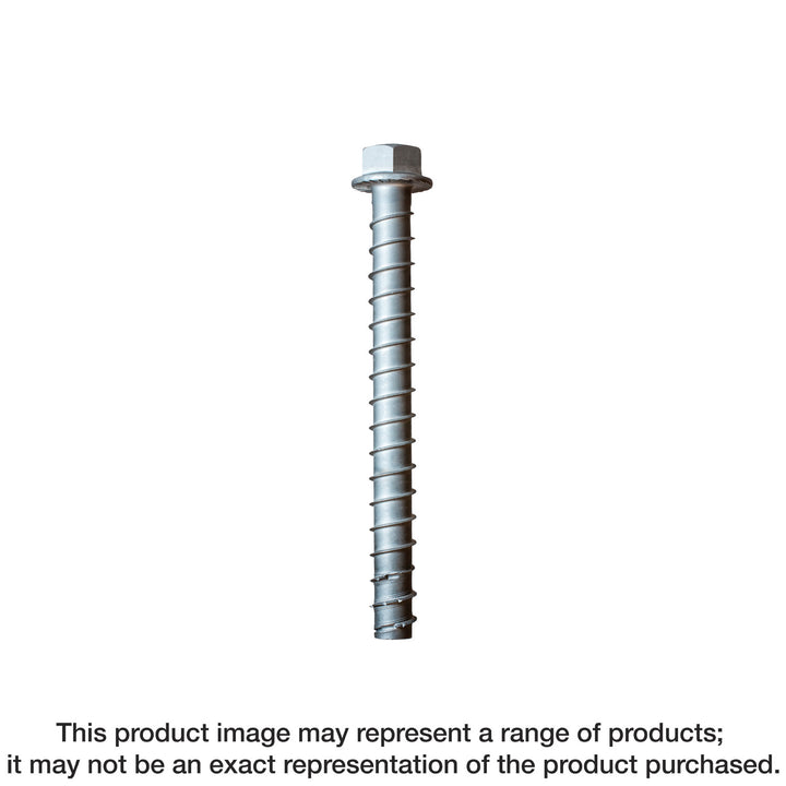 Simpson THDC25238H6SS Titen HD 1/4 in. x 2-3/8 in. Type 316 Stainless-Steel Heavy-Duty Screw Anchor 50-Qty