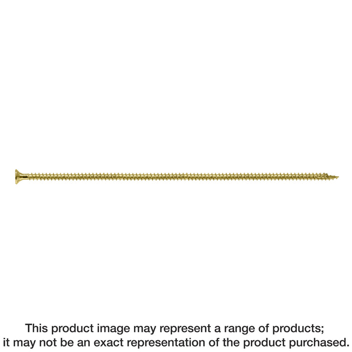 Simpson SDCF221334 Strong-Drive SDCF TIMBER-CF Screw — 0.315 in. x 13-3/4 in. T40, Yellow Zinc 250-Qty