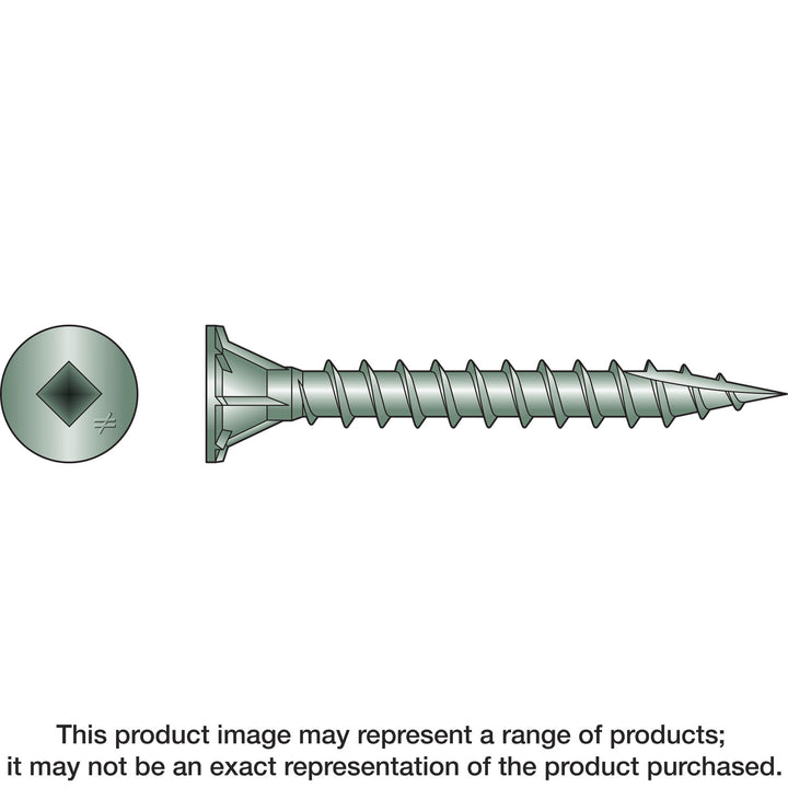 Simpson CB3BLG114S CB3BLG Fiber-Cement Board Screw Collated — #10 x 1-1/4 in. #3 SQU 1500-Qty