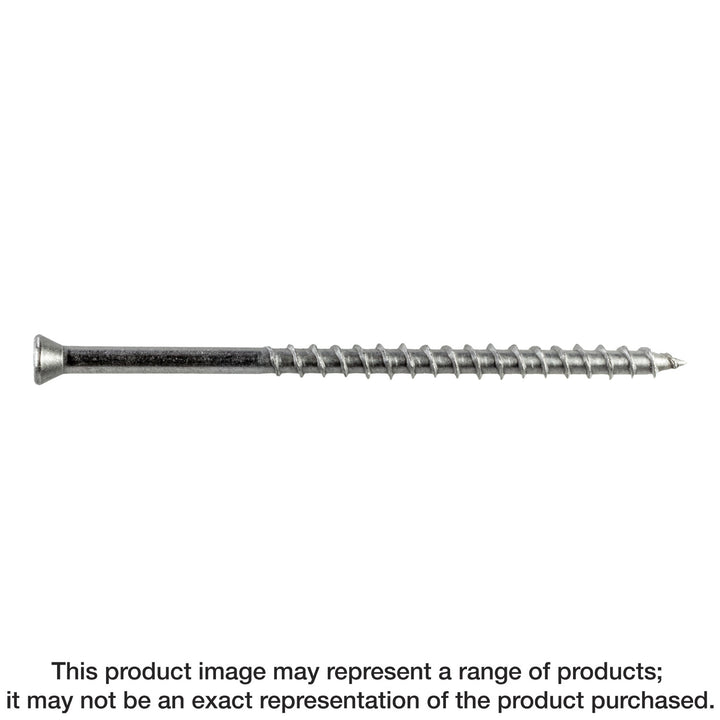 Simpson S07300WP5 Deck-Drive DWP WOOD SS Screw — #7 x 3 in. T-15, Trim Head, Type 305 5 lb.