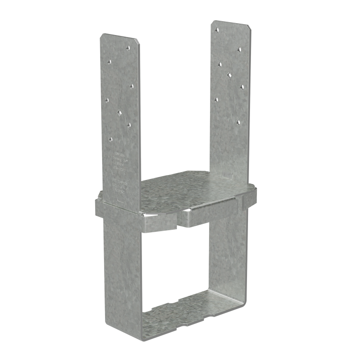 Simpson CBSQ66-SDS2HDG CBSQ Hot-Dip Galvanized Standoff Column Base for 6x6 with SDS Screws